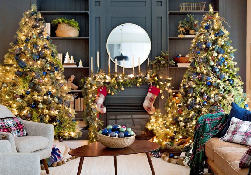 22 Ways to Decorate in Christmas Blue