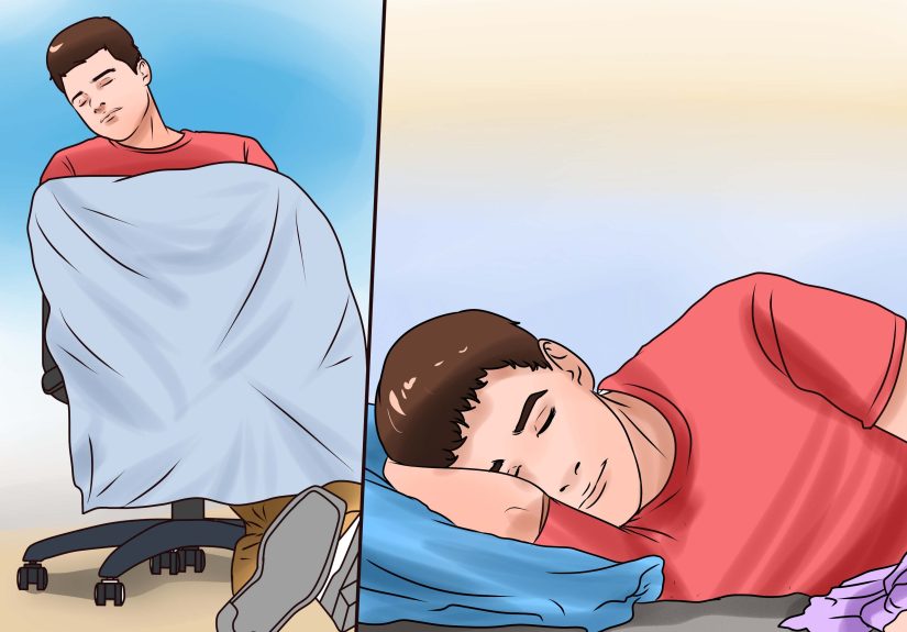 How to Sleep While Sitting Up: 10 Steps
