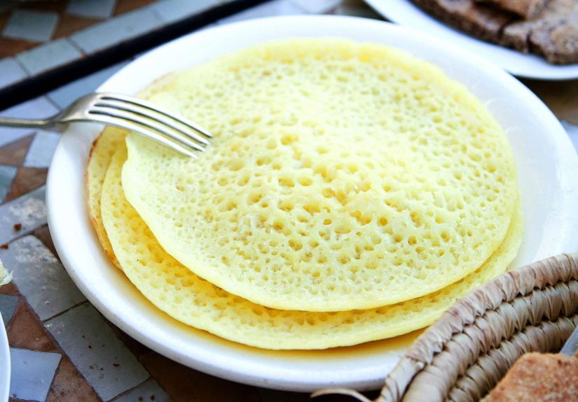 Moroccan Beghrir (Semolina Honeycomb Pancakes) Recipe