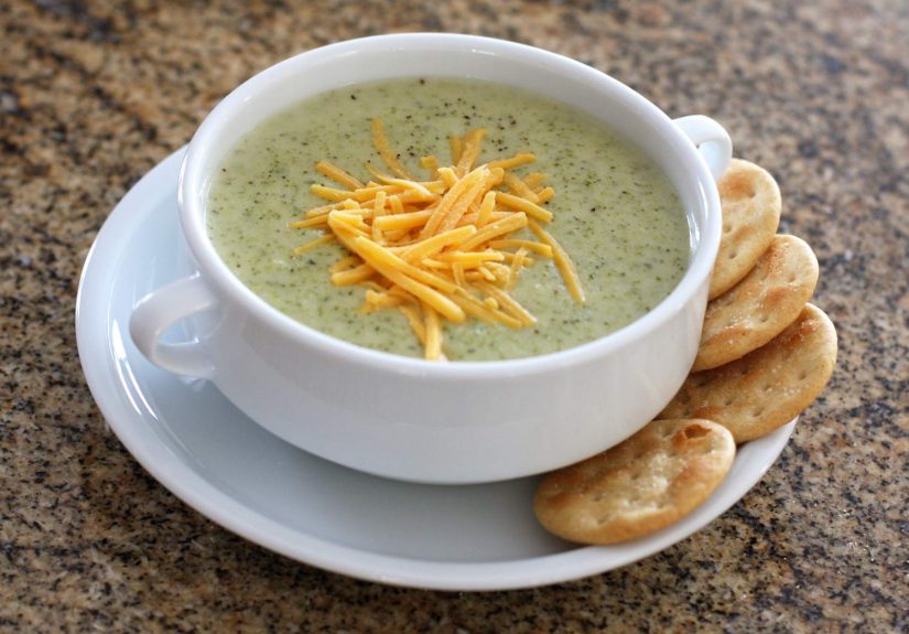 4-Ingredient Crock Pot Broccoli Cheese Soup Recipe