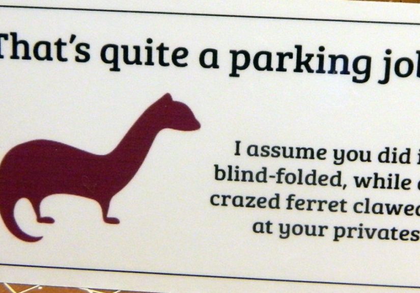 42 Of The Best Windshield Notes Left For Terrible Drivers