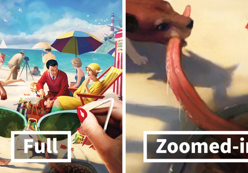 Artist Creates Very Detailed Scary Images And The More You Look, The More Frightening They Become