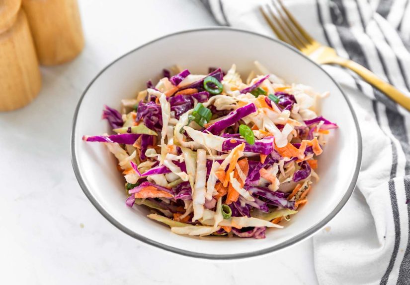 Coleslaw Salad Recipe With Purple Cabbage
