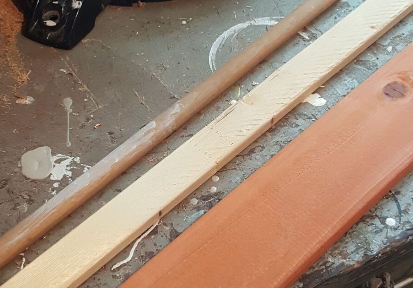 Craft Paper Dispenser With Scrap Wood