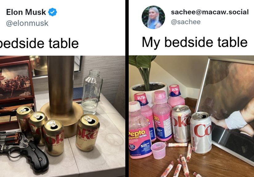 Elon Musk Posted A Picture Of His Bedside Table, So The Internet Made 30 Memes About It