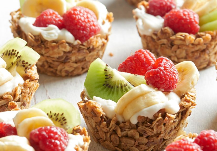 Granola Cups with Yogurt and Fruit Recipe