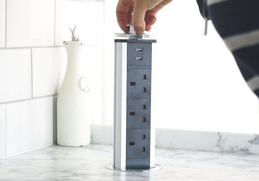 How to Fit a Pop Up Socket in a Kitchen Counter or Desk