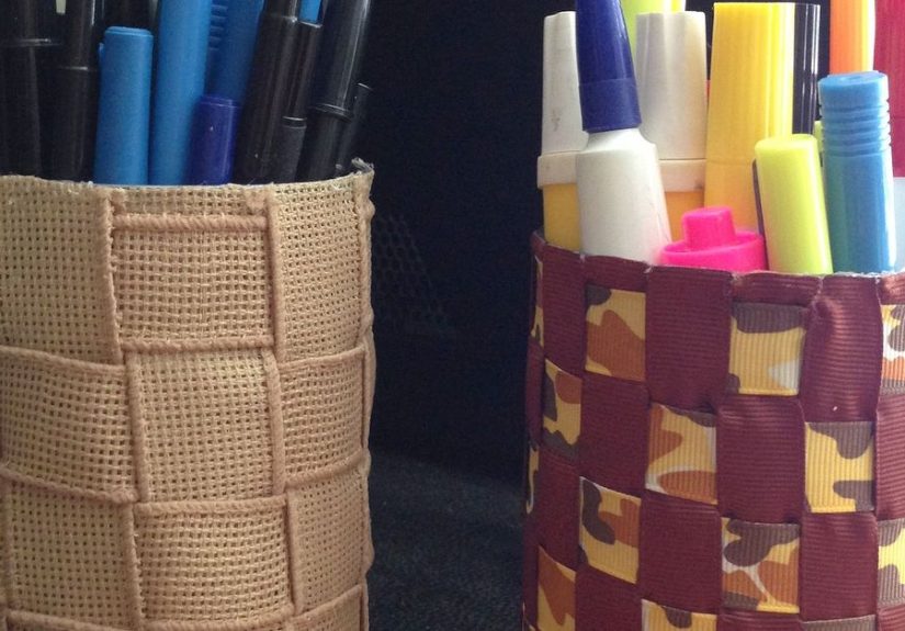 How to Make Pen and Pencil Holders from Recycled Tin Cans