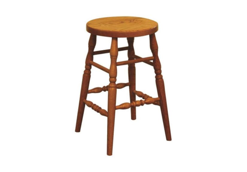 QW Amish Traditional Turned Leg Stool
