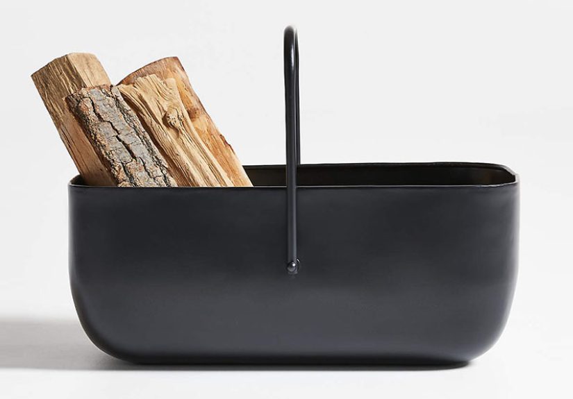 Telum Black Log Holder