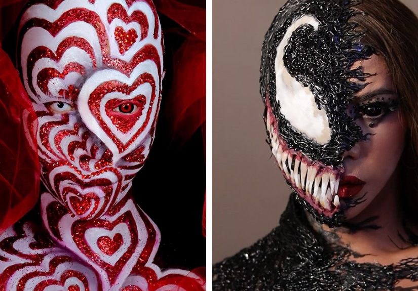 This Makeup Artist Can Turn Herself Into Any Creature, Here Are 35 Of Her Impressive Makeovers