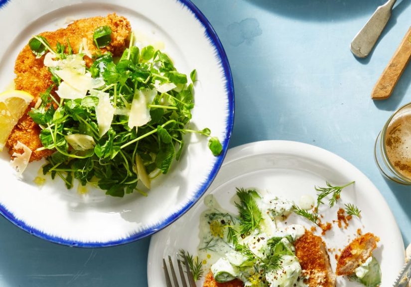 Best Chicken Schnitzel Recipe - How To Make Chicken Schnitzel