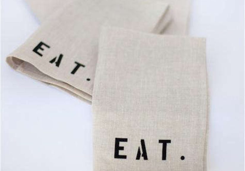 Custom Monogram Table Linens