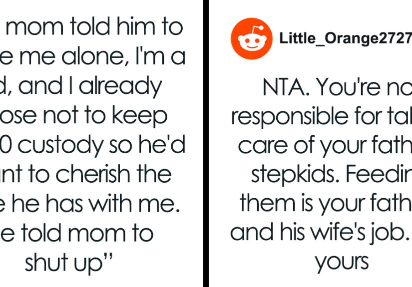 Entitled Dad Demands Bio Son Start Cooking For His Stepchildren, Gets Livid As Mom Supports Kid
