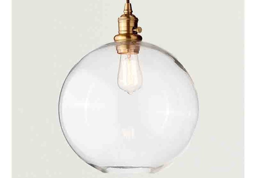 Glass Globe Cord Pendant