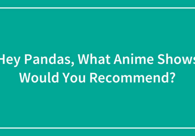 Hey Pandas, What Anime Shows Would You Recommend? (Closed)