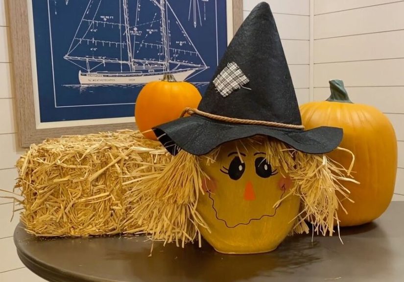 How to Make a Cute DIY Tide Pod Scarecrow For Your Fall Decor