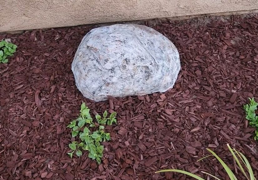 How to make a faux boulder to cover up those outdoor eyesores