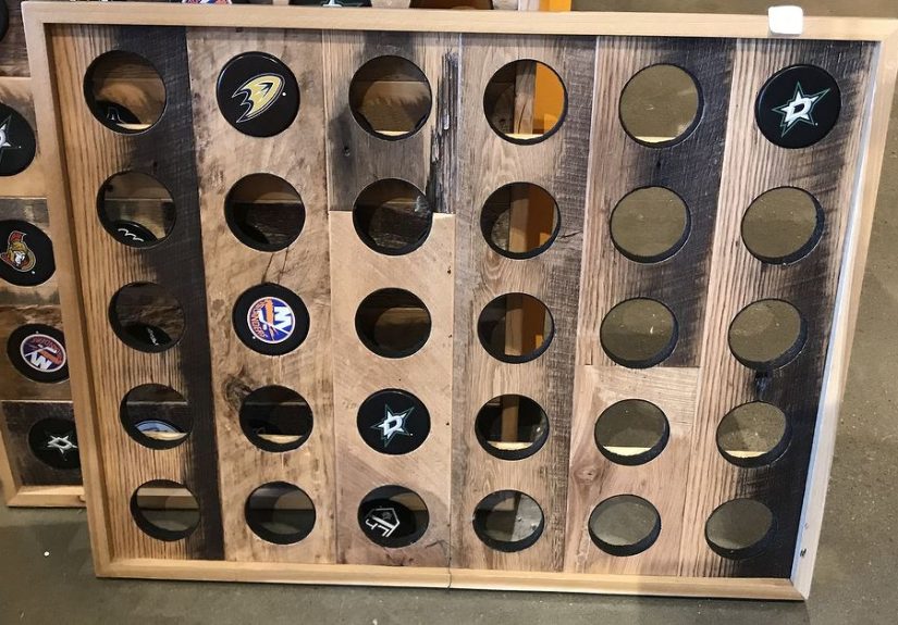 How to Make a Handmade Hockey Puck Display DIY