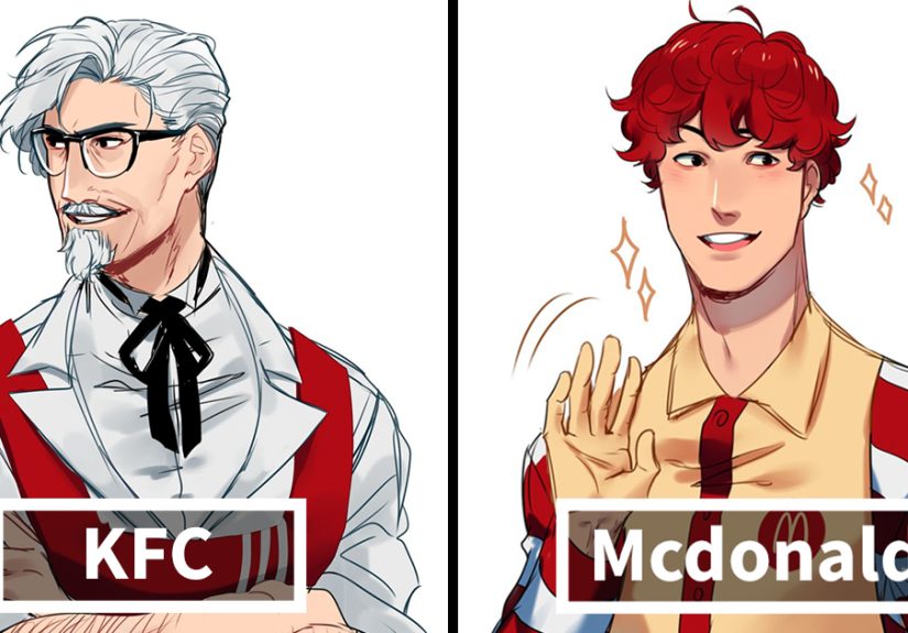 Illustrator Reimagines Fast Food Mascots As Anime Characters And Now Everyone Wants To Read Their Manga