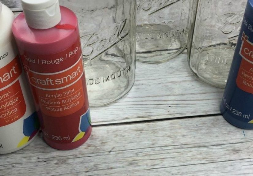 Memorial Day Mason Jars