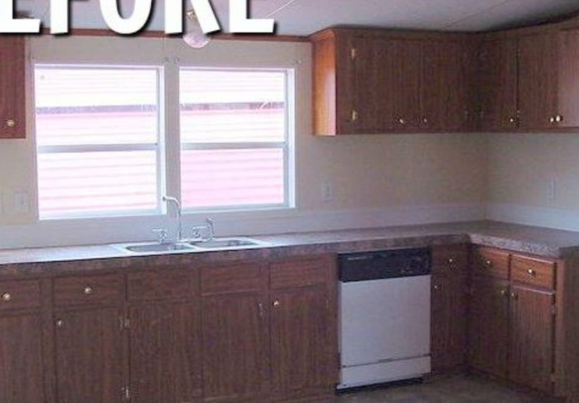 Mobile Home Kitchen Makeover