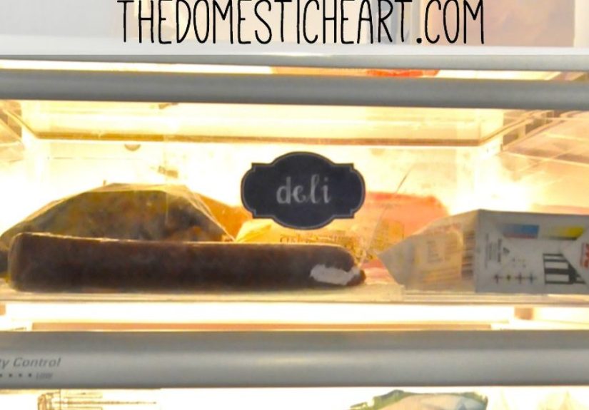 Organizing Fridge With Printable Labels