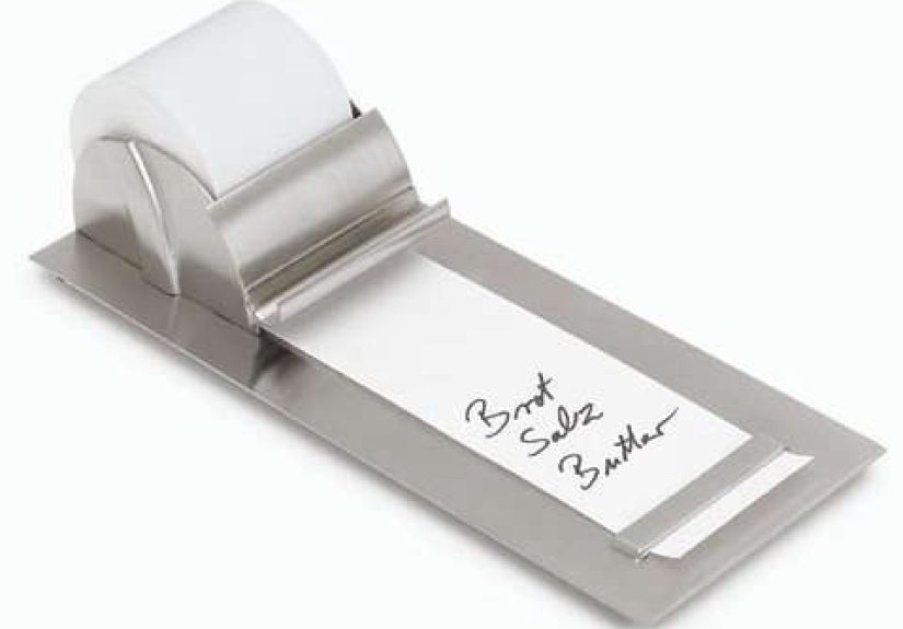 Stainless Notepaper Holder