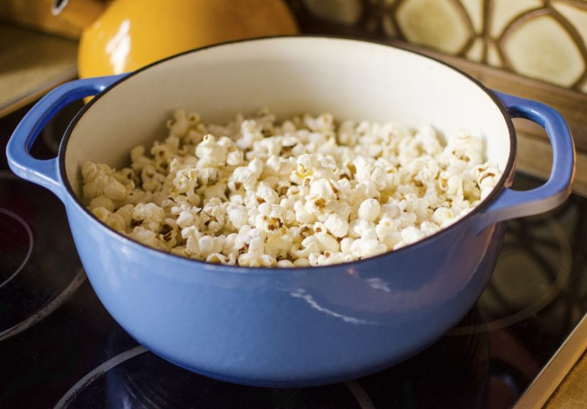 Stovetop Popcorn With Olive Oil Recipe