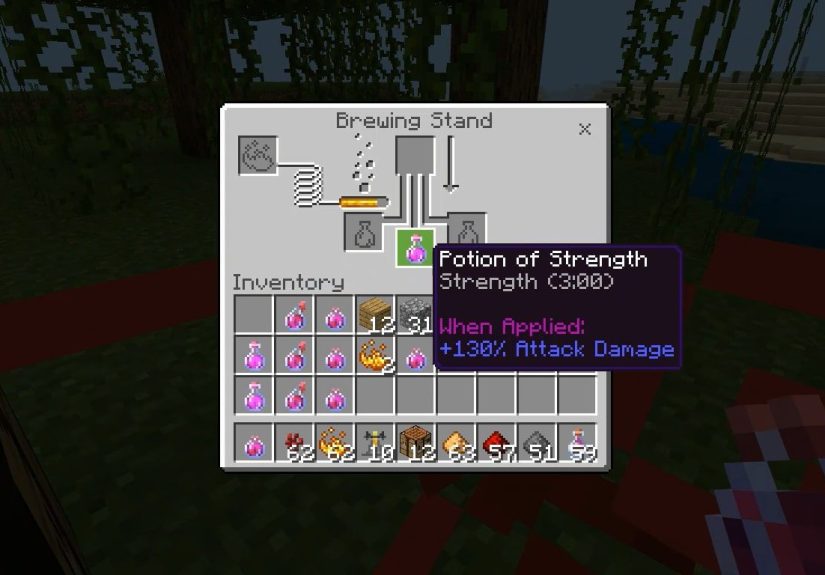 Strength Potion Minecraft: Step-by-Step Brewing Guide