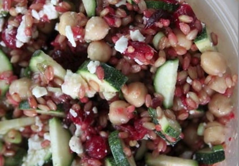 Wheatberry Cranberry Salad