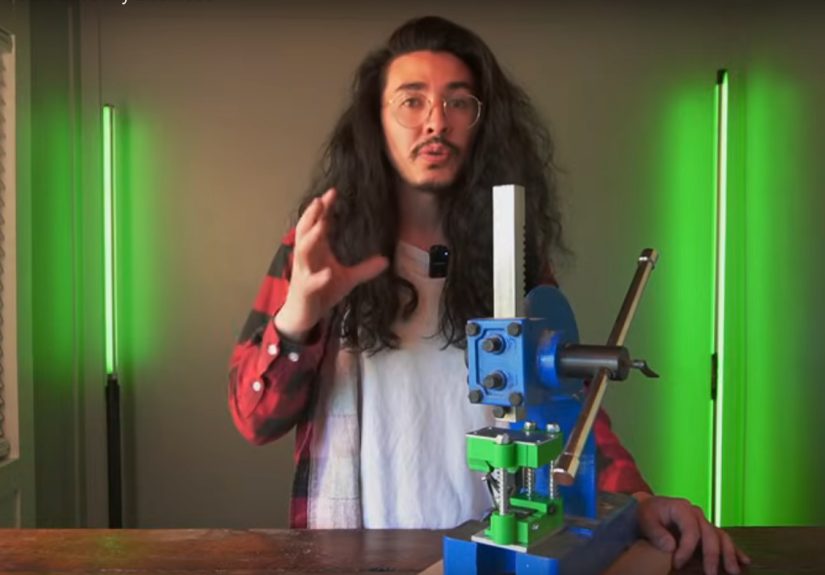 Compound Press Bends, Punches And Cuts Using 3D Printed Plastic