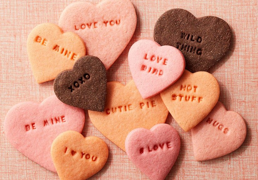 Conversation Heart Cut-Out Cookies Recipe