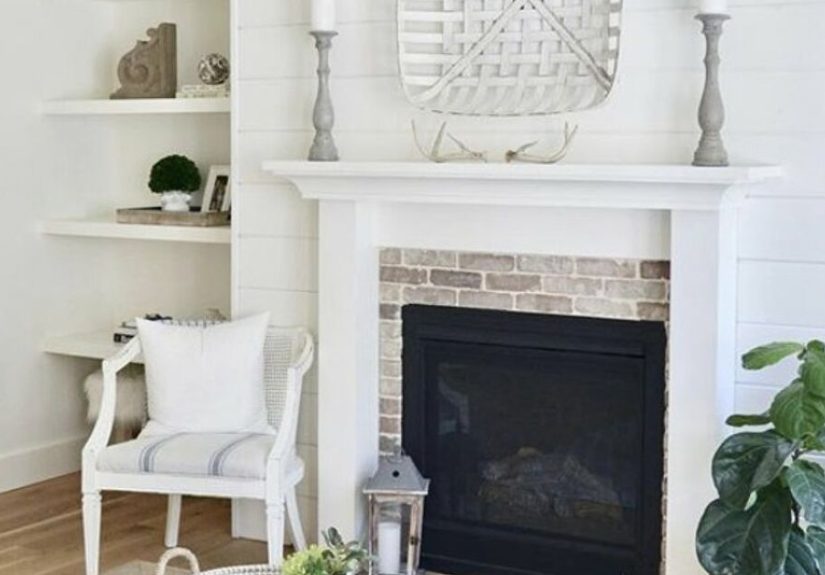 How to Make a DIY Shiplap Fireplace