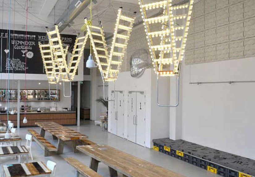 Industrial Light and Magic: A Disco-Inspired Cafe in Holland