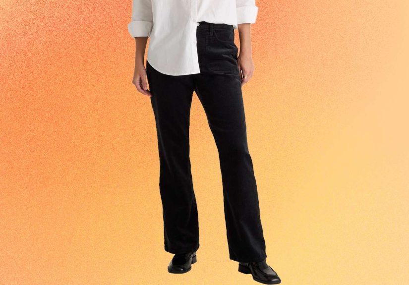 Quince Organic Stretch Corduroy Flare Pants Review