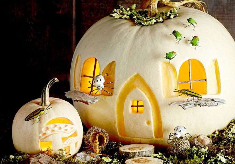 These Fairy Cottage Pumpkins Bring DIY Magic to Your Halloween Display