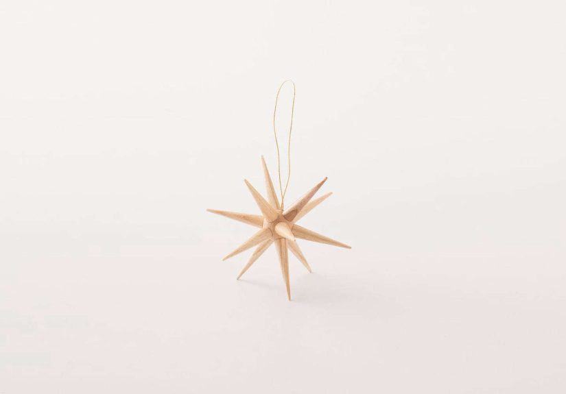Wooden Starburst Ornament