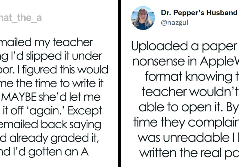 30 Times Students Figured Out A Way To Outsmart Their Teachers And Not Do Their Homework