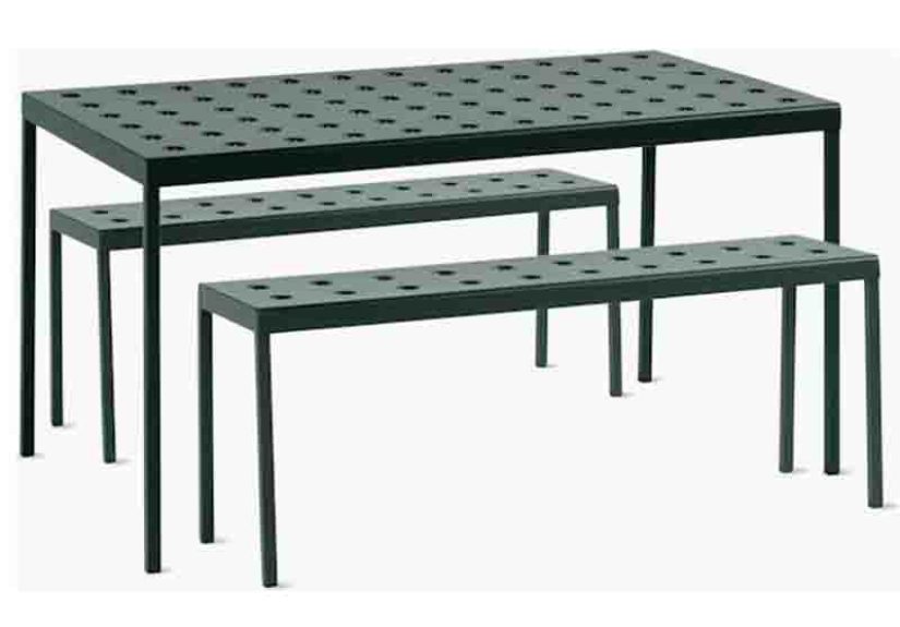 Balcony Dining Bench Set