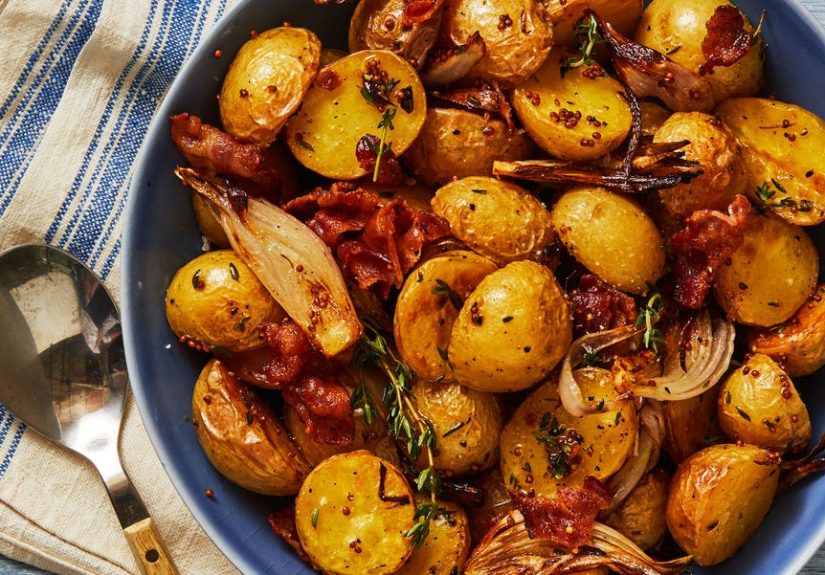 Best Bacon-Roasted Potatoes Recipe - How To Make Bacon-Roasted Potatoes