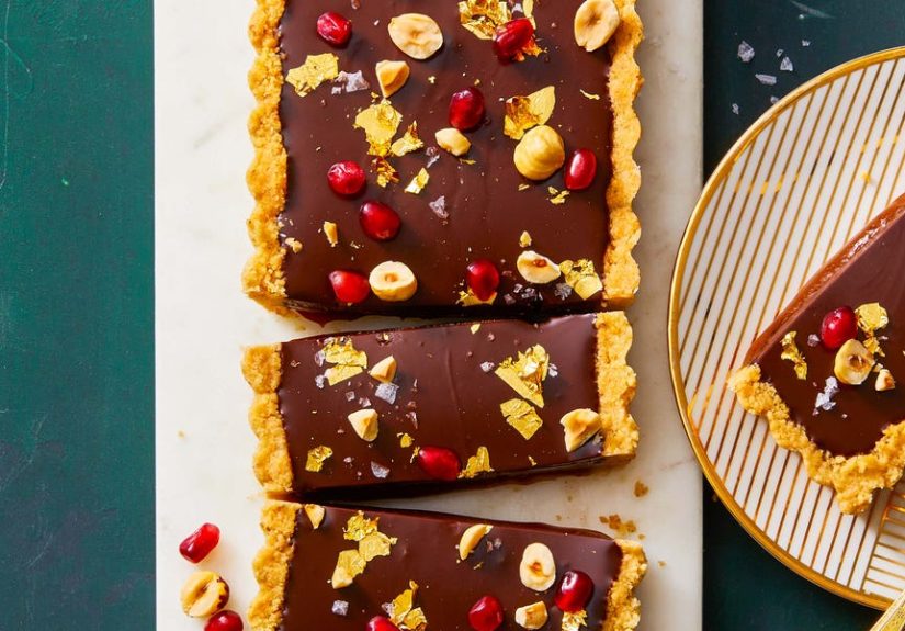 Chocolate, Hazelnut & Caramel Tart Recipe - How to Make a Chocolate, Hazelnut & Caramel Tart