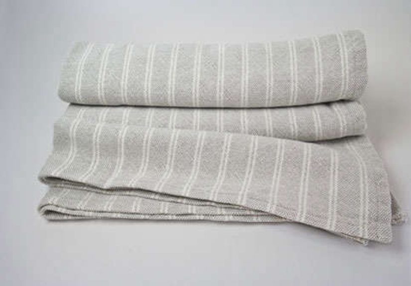 Cotton Pinstripe Blanket