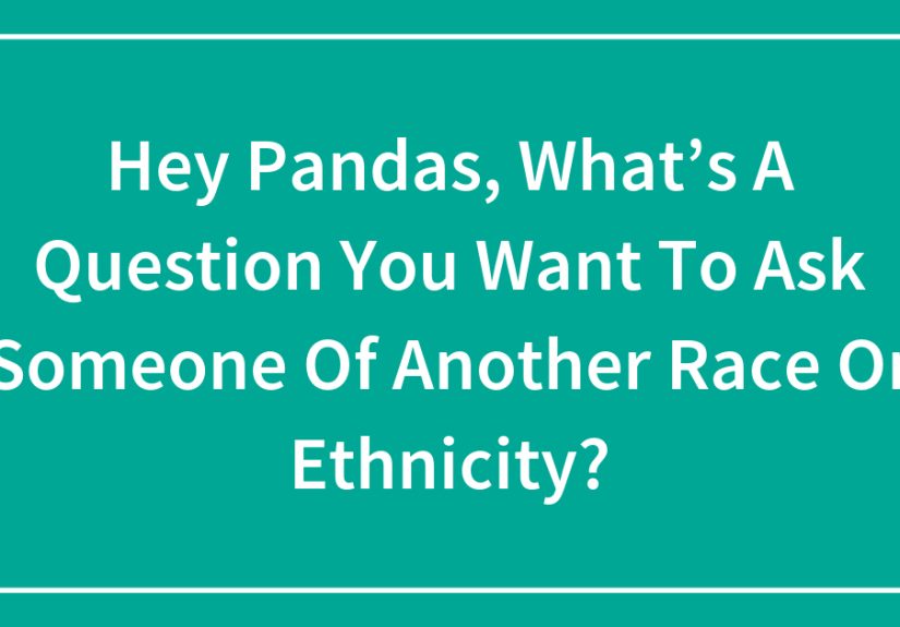 Hey Pandas, What’s A Question You Want To Ask Someone Of Another Race Or Ethnicity?