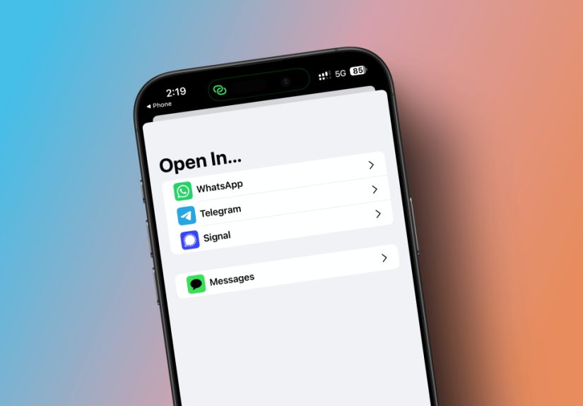 How to Make Signal or WhatsApp Your iPhone's Default Messaging App