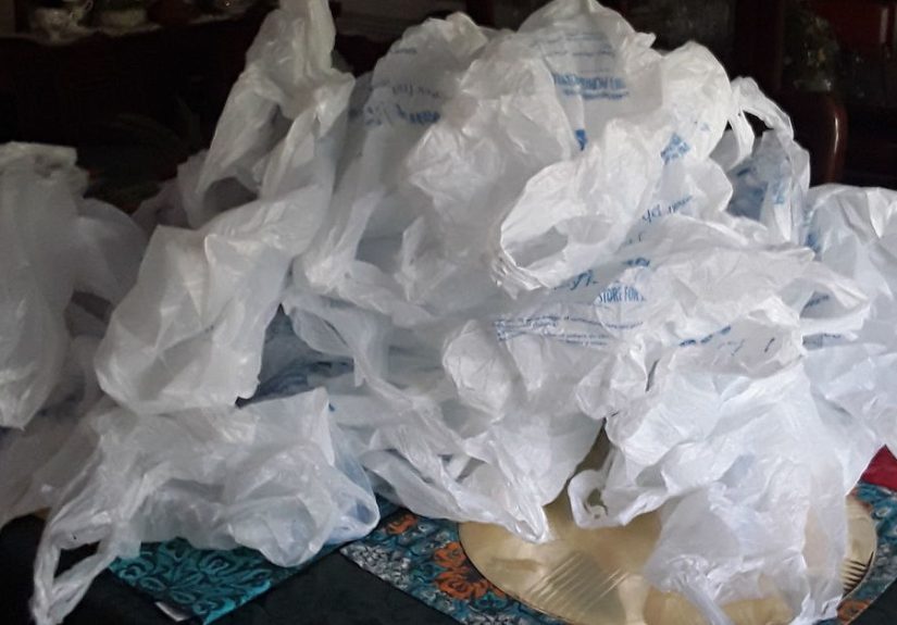 How to Transform that Mountain of Plastic Trash Bags DIY!