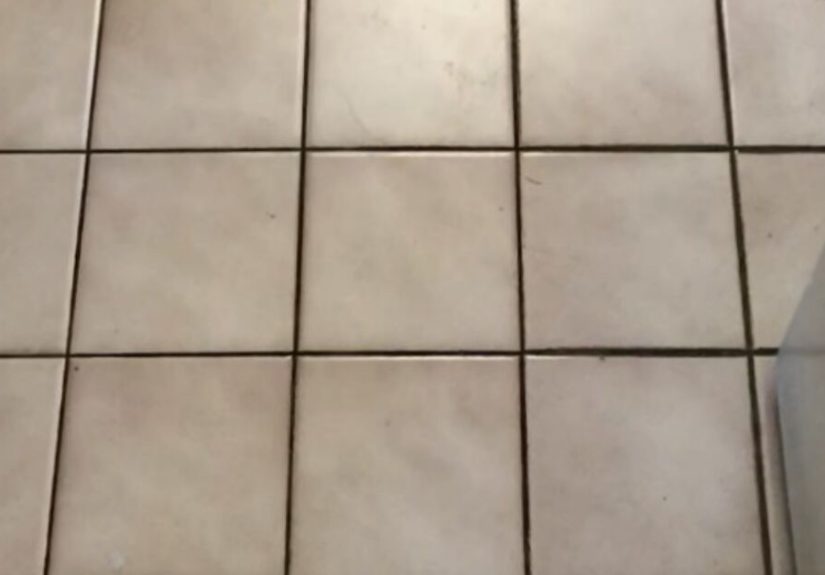 How to Update a Bathroom Floor With Tile Stickers DIY