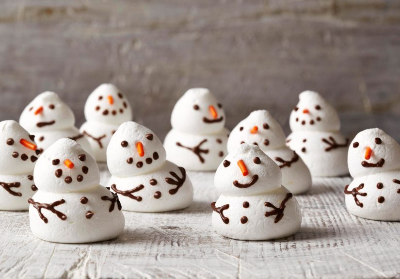 Meringue Snowmen Recipe