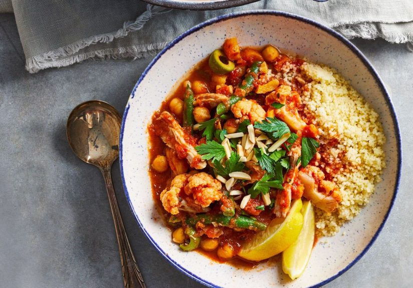 Moroccan Chicken and Cauliflower Stew Recipe