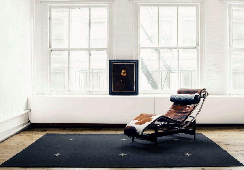 Nordic Knots Plus Charcoal & Cream Rug